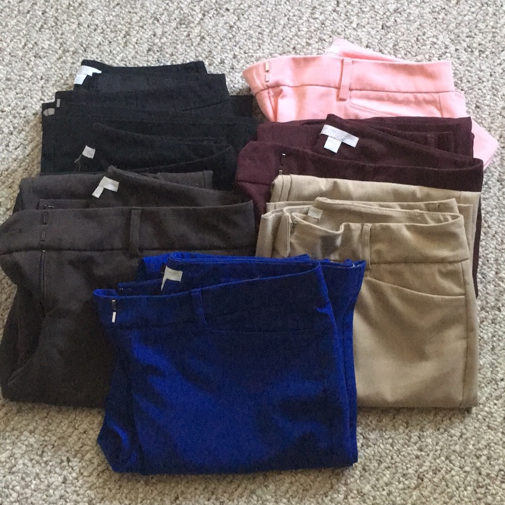 New York And Company pants size 6 assorted colors